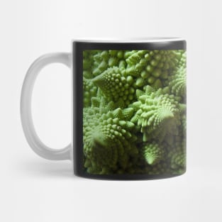 Green Romanesco cauliflower Mug